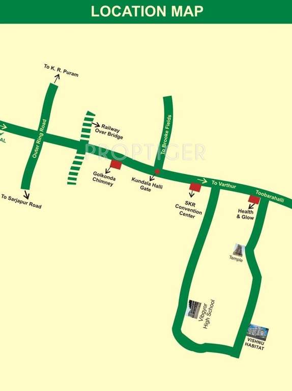  habitat Images for Location Plan of Vishnu Habitat