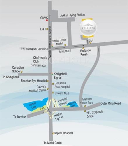  patels-callisto Images for Location Plan of SVS Patels Callisto