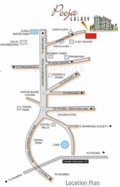 Images for Location Plan of JNB Pooja Galaxy