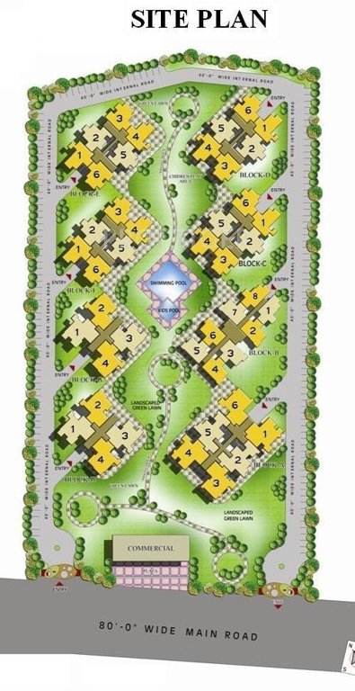 Images for Layout Plan of Techman Moti Residency