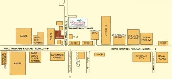 Images for Location Plan of Sanskriti Sanskriti Apartments