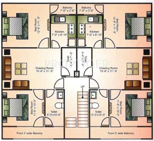 Images for Cluster Plan of Mehak Residency Apartment Images for Cluster Plan of Mehak Residency Apartment