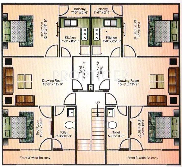 Images for Cluster Plan of Mehak Residency Apartment