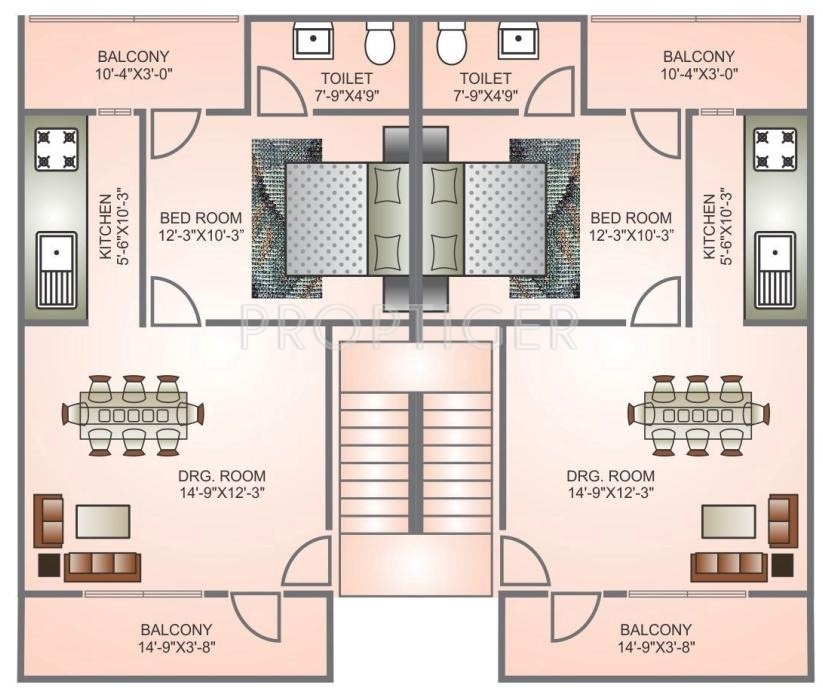 Images for Cluster Plan of Mehak Residency Apartment
