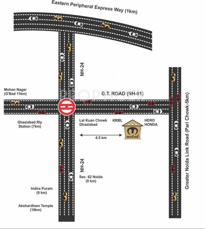 Images for Location Plan of Mehak Residency Apartment