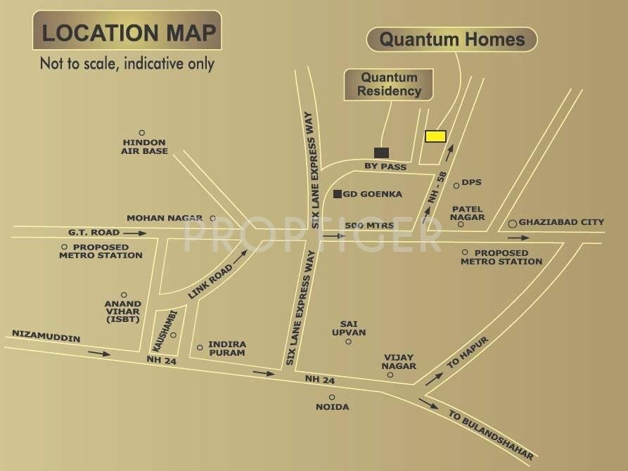 homes Images for Location Plan of Quantum Quantum Homes
