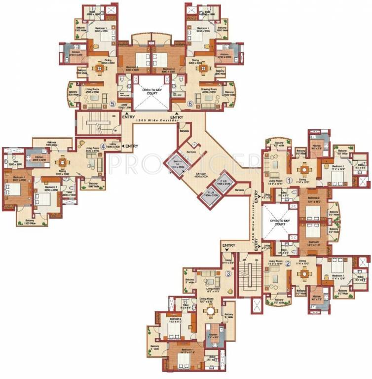 Images for Cluster Plan of Parsvnath Preston