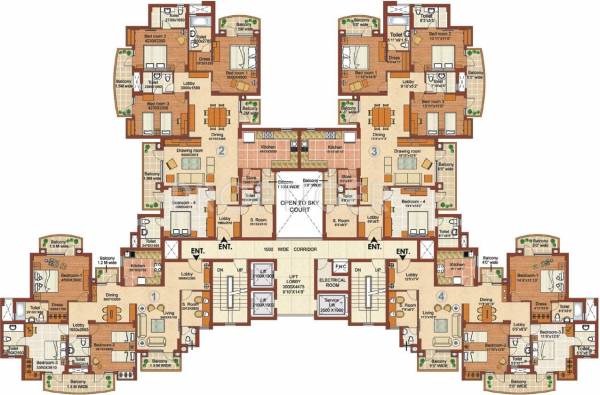 Images for Cluster Plan of Parsvnath Preston