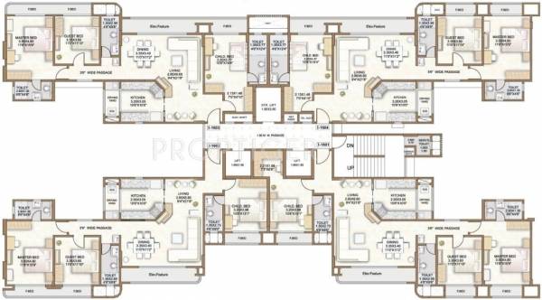  jade-gardens Wing I Cluster Plan