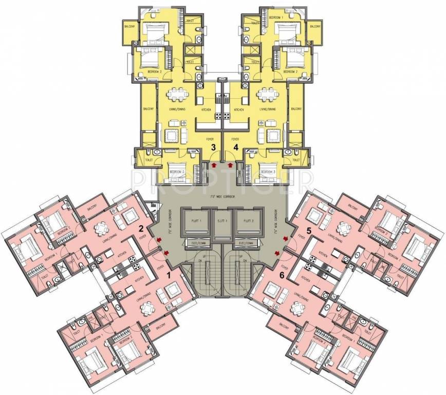 lakeside habitat Tower 10 Cluster Plan