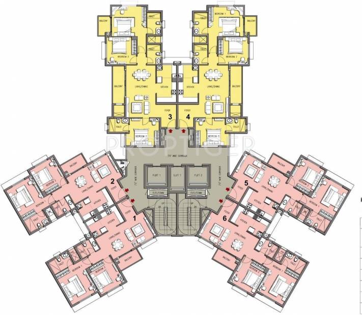  lakeside-habitat Tower 11 Cluster Plan