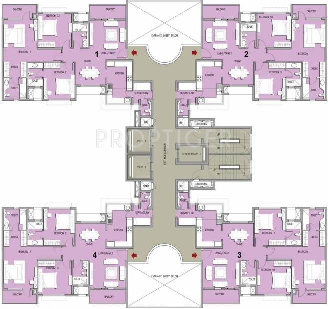  lakeside-habitat Tower 7 Cluster Plan