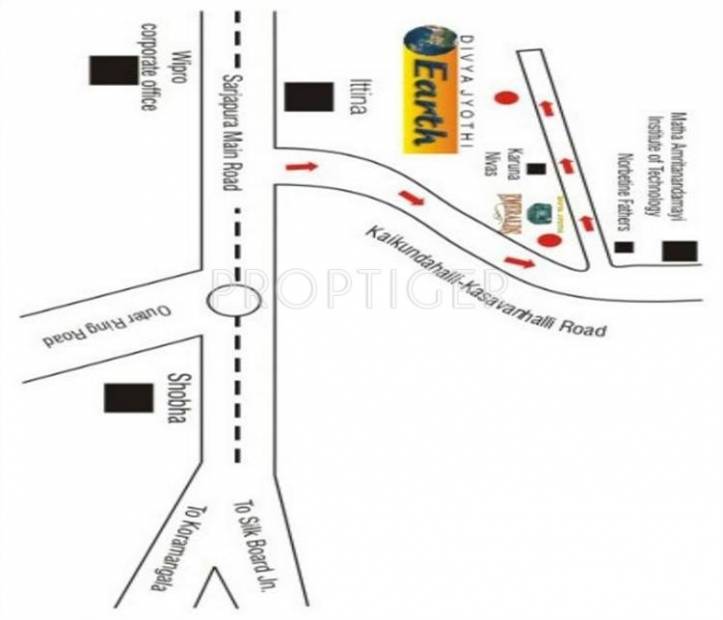 Images for Location Plan of Aratt Divya Jyothi Earth