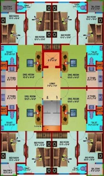 Images for Cluster Plan of Satyam SBI Residency 11