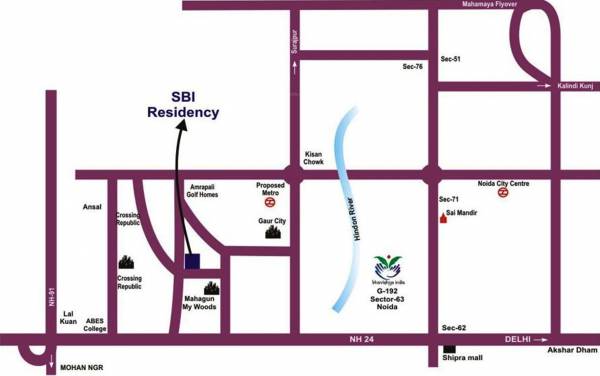 Images for Location Plan of Satyam SBI Residency 11