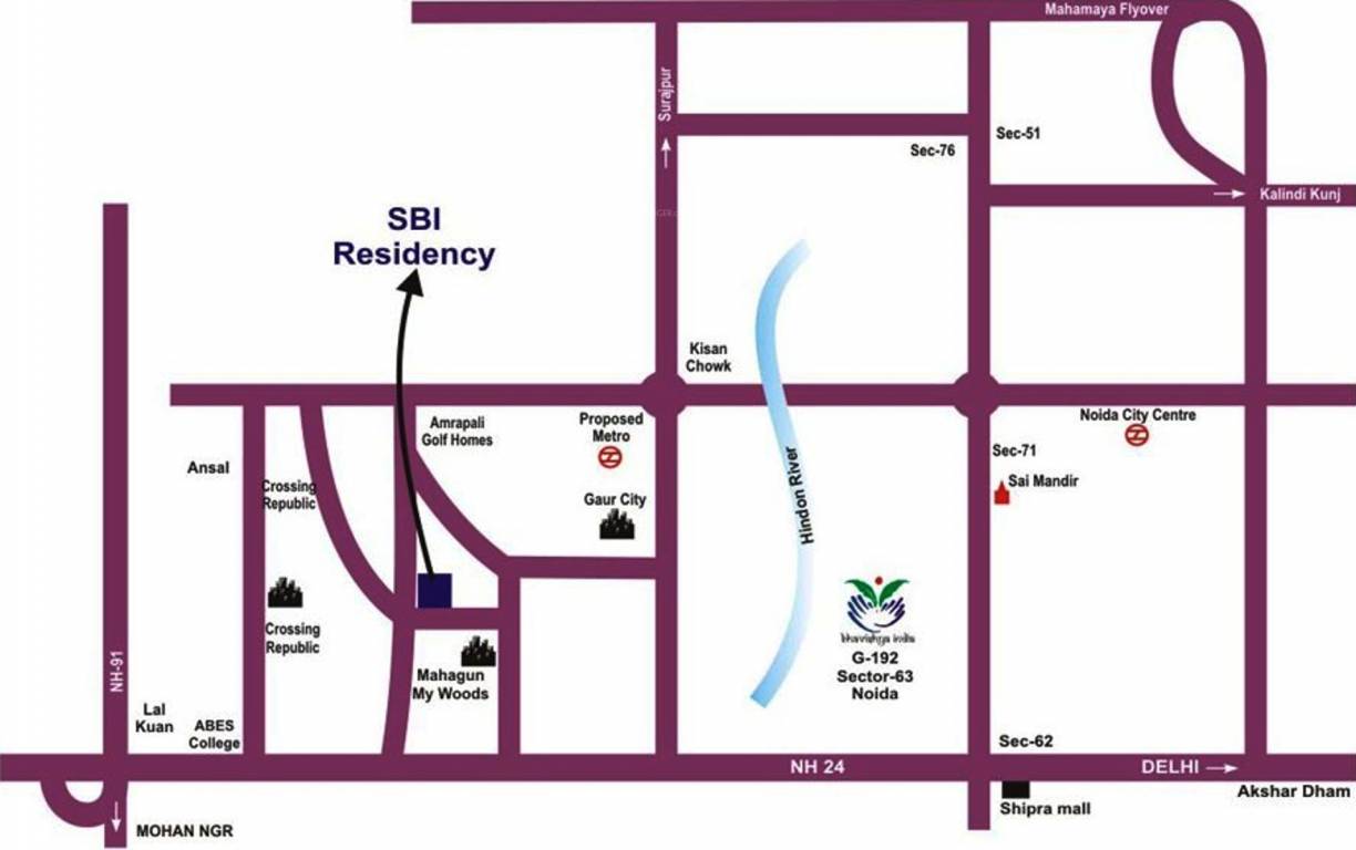 Images for Location Plan of Satyam SBI Residency 11