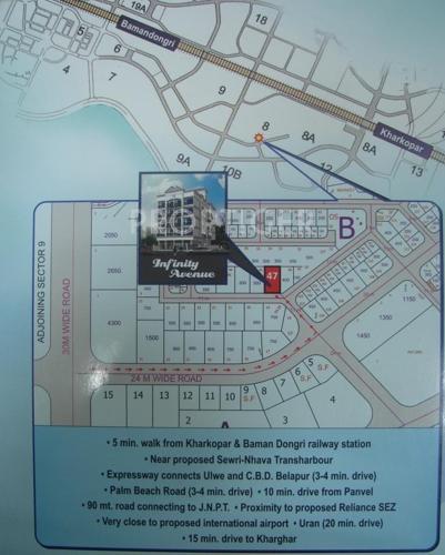  avenue Images for Location Plan of Infinity Builders Avenue