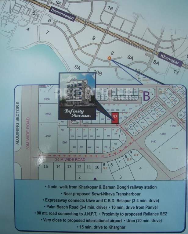  avenue Images for Location Plan of Infinity Builders Avenue