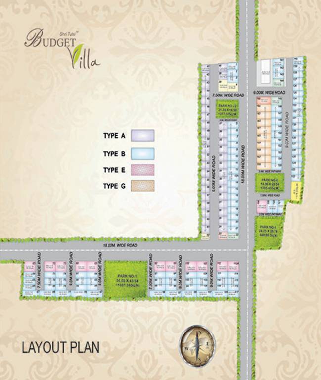 Images for Layout Plan of Tulsi Infraheights Shri Tulsi Budget Villa