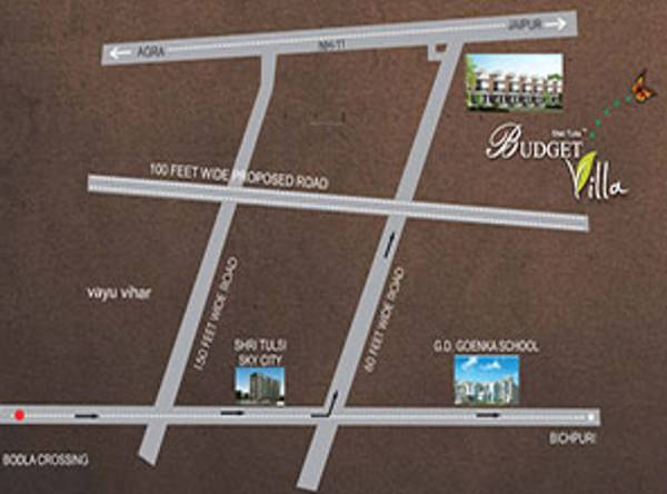 Images for Location Plan of Tulsi Infraheights Shri Tulsi Budget Villa
