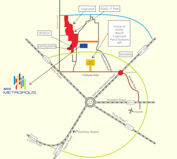 metropolis Location Plan