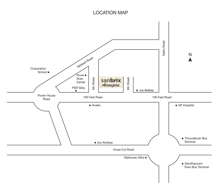 acrospire Location Plan