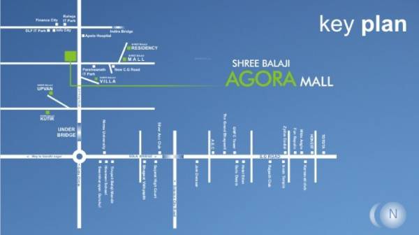  agora-residency Location Plan