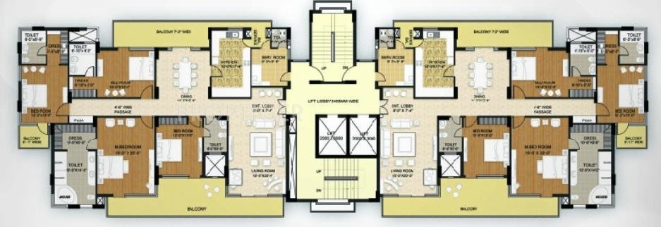  ibiza town Tower 1 Cluster Plan