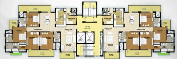  ibiza-town Tower 1 Cluster Plan