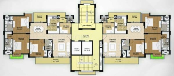  ibiza-town Tower 1 Cluster Plan