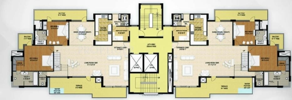  ibiza town Tower 2 Cluster Plan