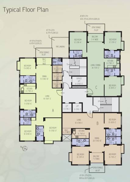  tower-5 Tower A Cluster Plan