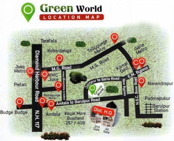 Images for Location Plan of Naskar Green World Images for Location Plan of Naskar Green World