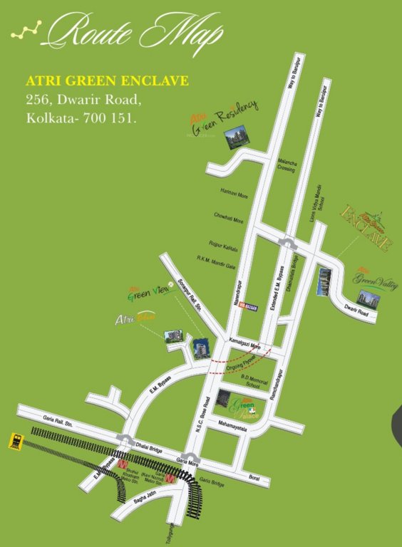  green enclave Location Plan