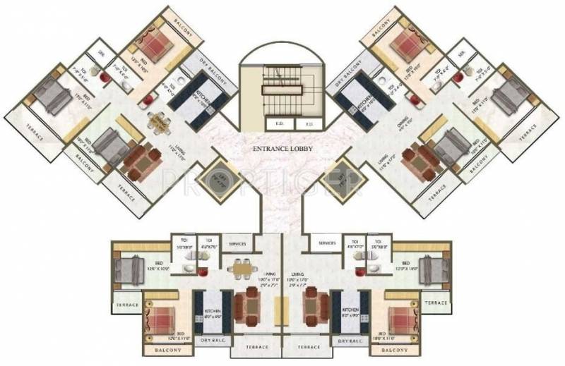 Images for Cluster Plan of Meena Meena Residency