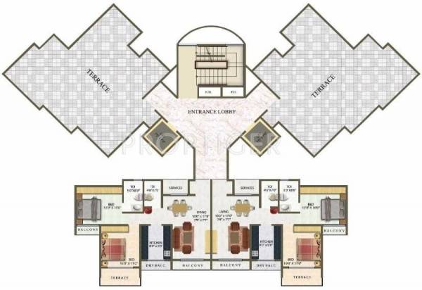 Images for Cluster Plan of Meena Meena Residency