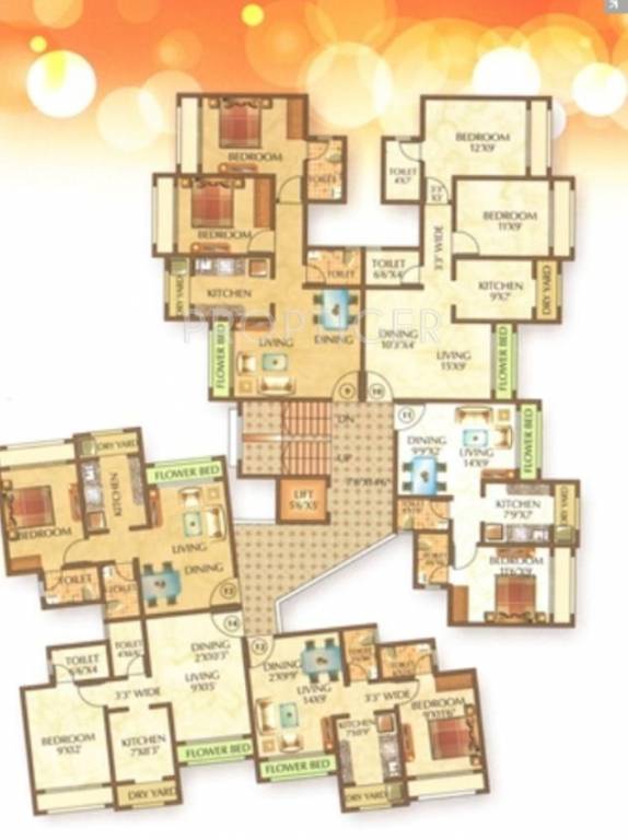 Images for Cluster Plan of Assets Infrastructure Om Shree Astavinayak Complex