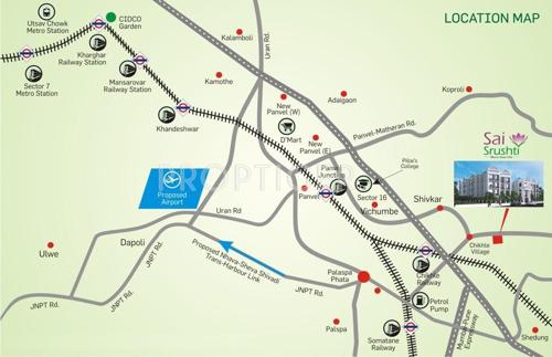  sai-srushti Images for Location Plan of Om Sai Srushti