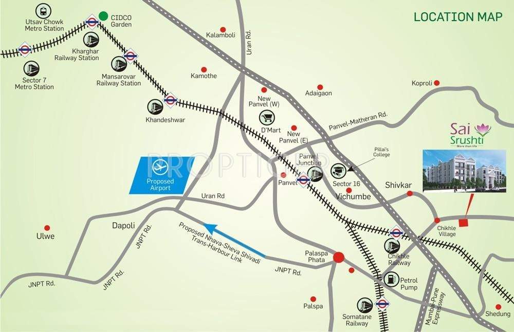  sai srushti Images for Location Plan of Om Sai Srushti