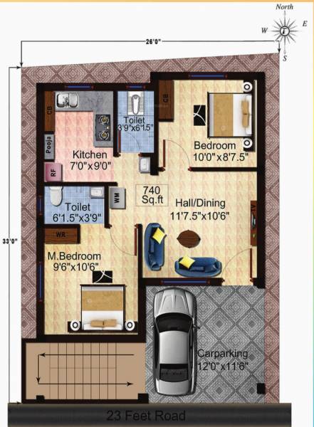  sri-sai-baba-nagar Ground Floor Plan