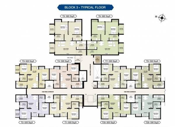  compact-homes-triveni Tower A Cluster Plan