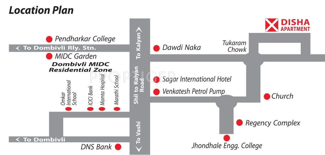 Images for Location Plan of Miyas Disha Apartment