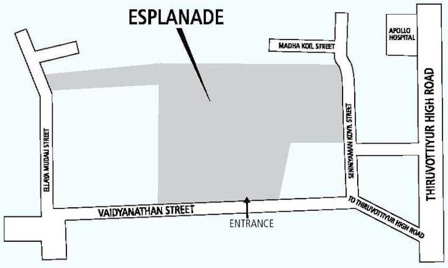  esplanade Location Plan