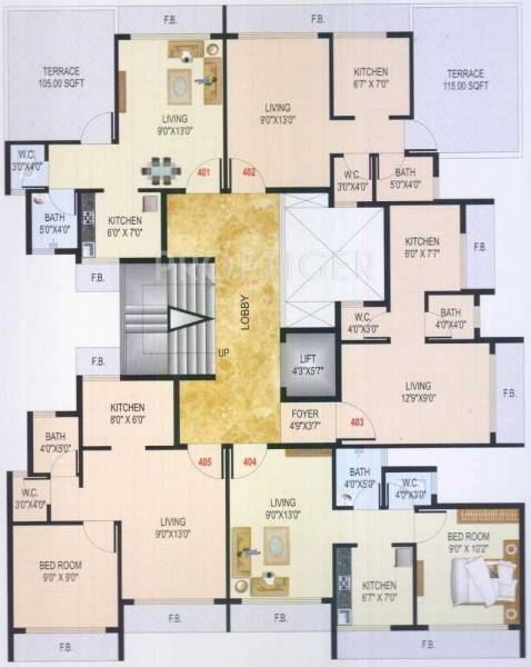 Images for Cluster Plan of Om Group Asharay