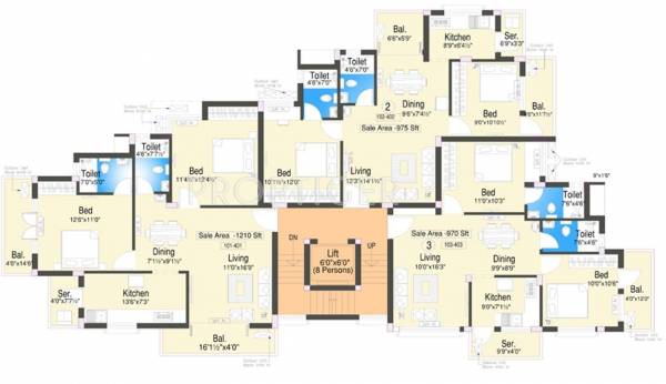 Images for Cluster Plan of Doshi Tulip