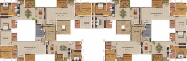  park-view-1 Typical Even Floor Plan
