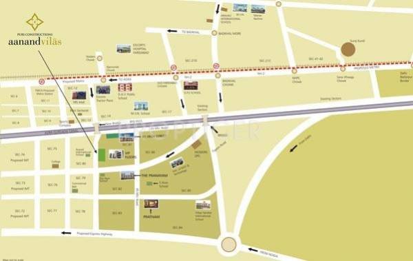 Images for Location Plan of Puri Aanand Vilas