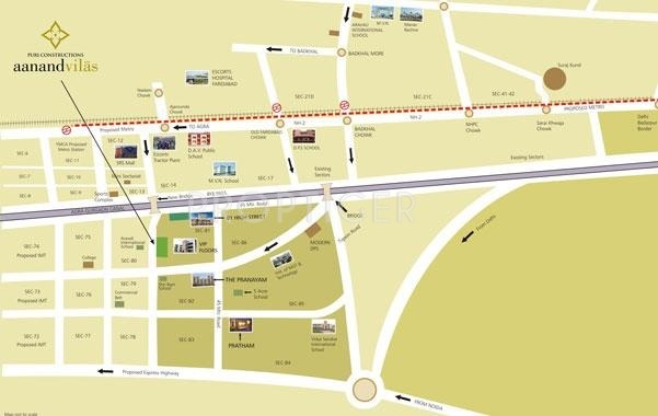 Images for Location Plan of Puri Aanand Vilas