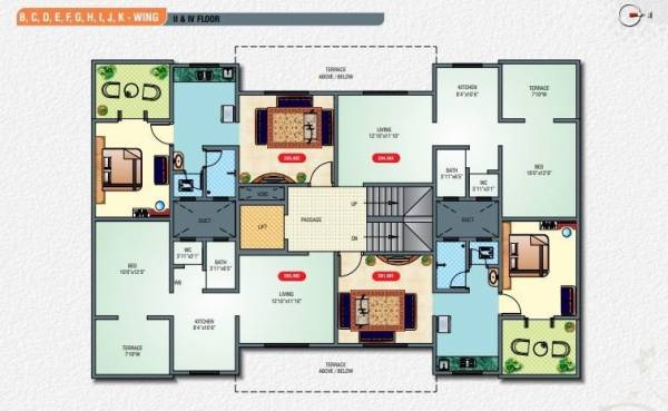  sai-shraddha-park Tower A Cluster Plan