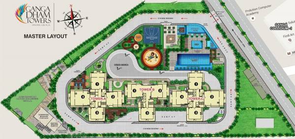  ganga-dham-towers Master Plan